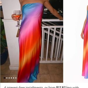 Show Me Your MuMu Multicolor Maxi Dress